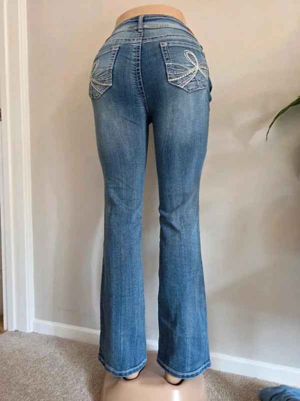 Vintage Y2K Wallflower Mid Rise Bootcut Jeans UK Size 8