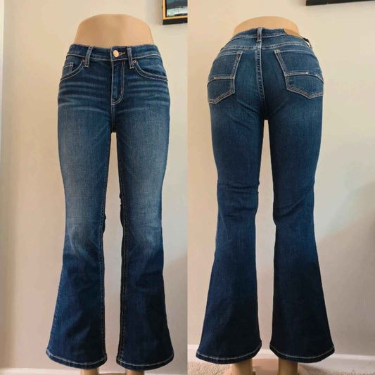 BKE Mid Rise Bootcut Vintage Y2K Jeans UK Size 6 Petite