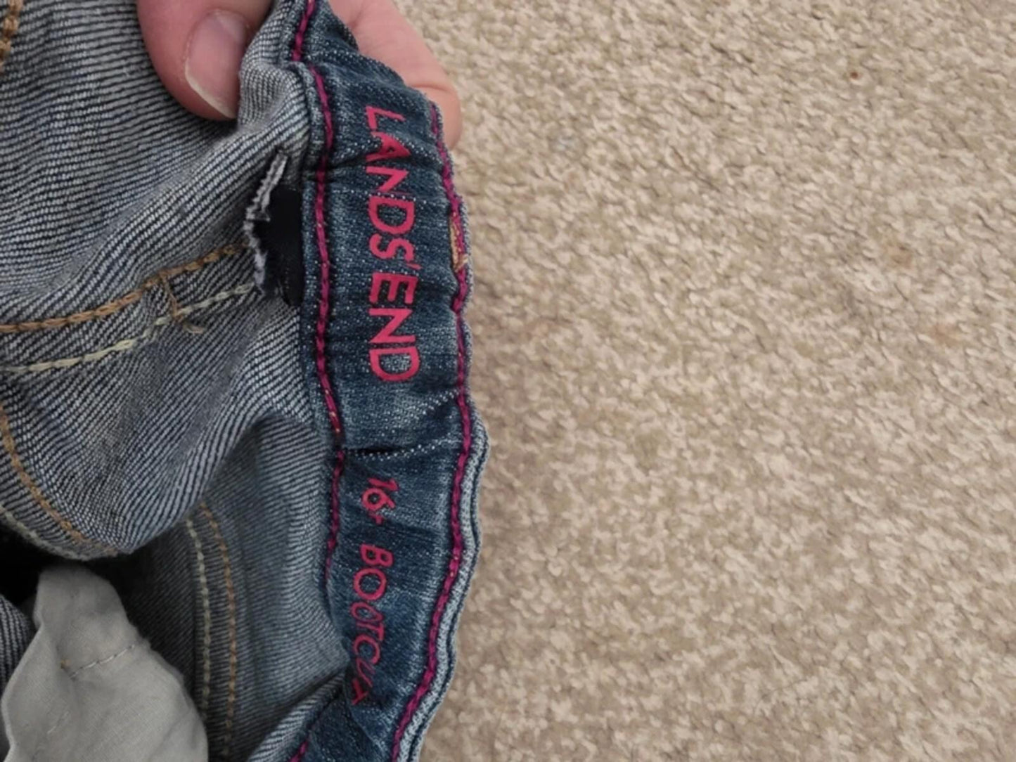 Vintage Y2K Mid Rise Bootcut Jeans UK Size 12/14