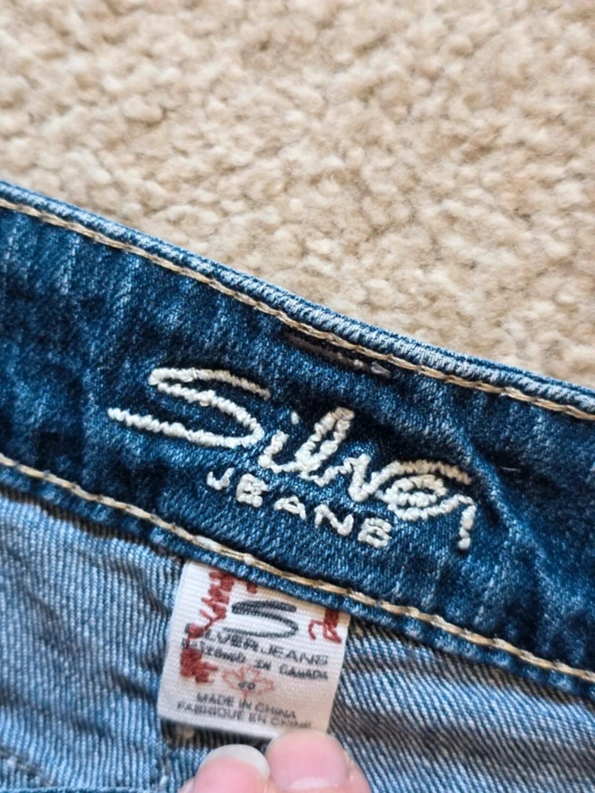 Silver Tuesday Mid Rise Bootcut Jeans UK Size 20