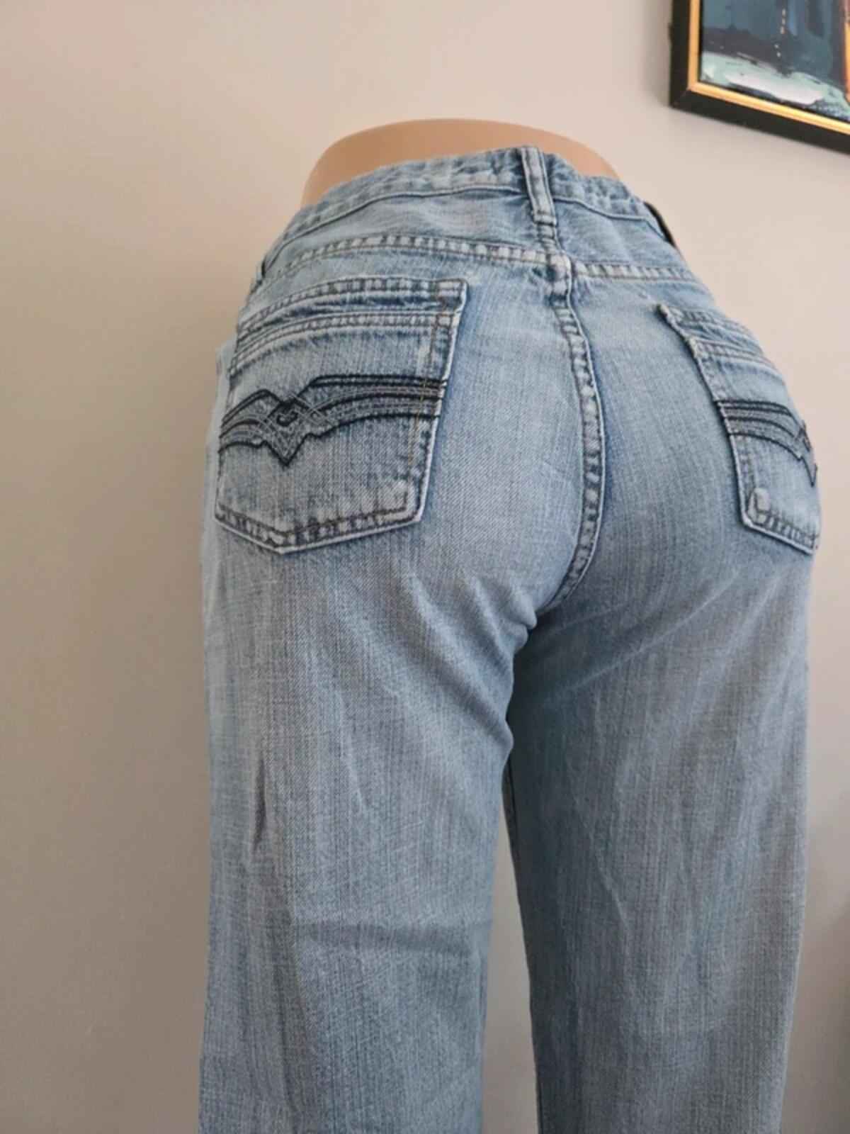 Bailey’s Pt. Vintage Y2K Mid Rise Wide Leg Bootcut Jeans UK Size 8/10 Petite