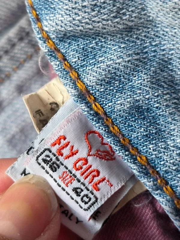 Flygirl Low Rise Straight Leg Jeans UK Size 6