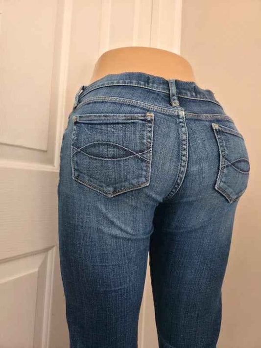 Abercrombie & Fitch Low Rise Bootcut Vintage Y2K Jeans UK Size 8 Tall