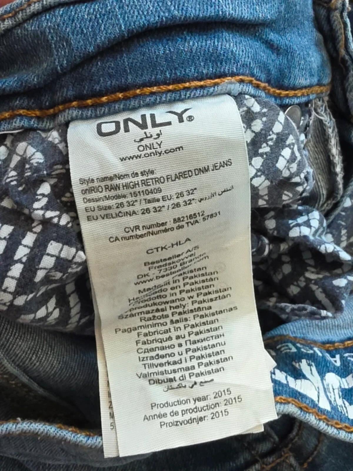 Only Mid Rise Flared Vintage Y2K Jeans UK Size 6