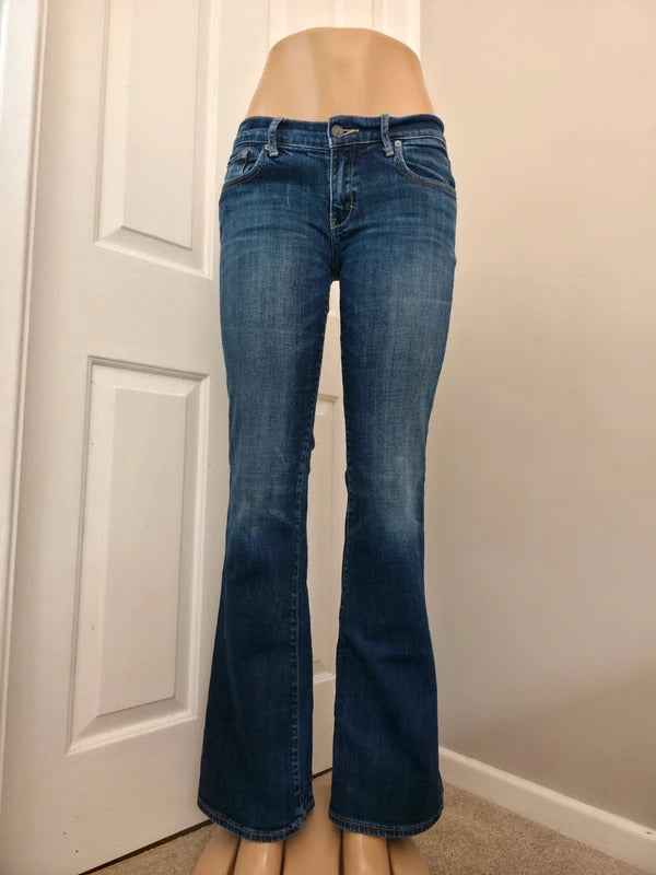 Abercrombie & Fitch Low Rise Bootcut Vintage Y2K Jeans UK Size 8 Tall