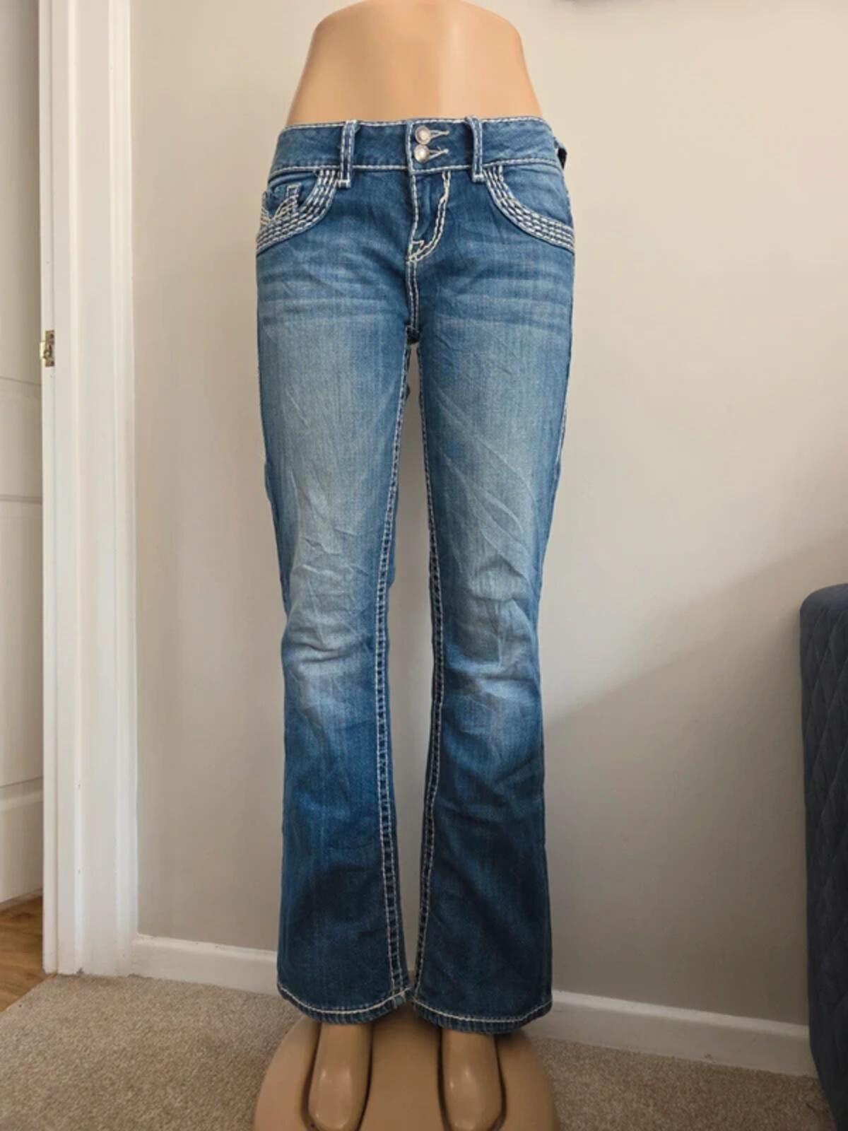 Vigoss Low Rise Bootcut Vintage Y2K Jeans UK Size 10