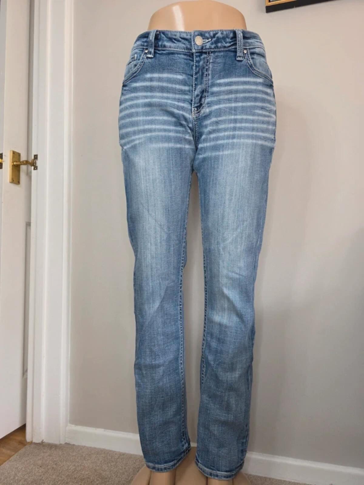 Daytrip Mid Rise Straight Vintage Y2K Jeans UK Size 12