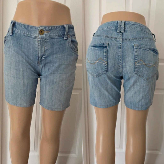 Mossimo Supply Co Vintage Y2K Mid Rise Denim Shorts UK Size 12