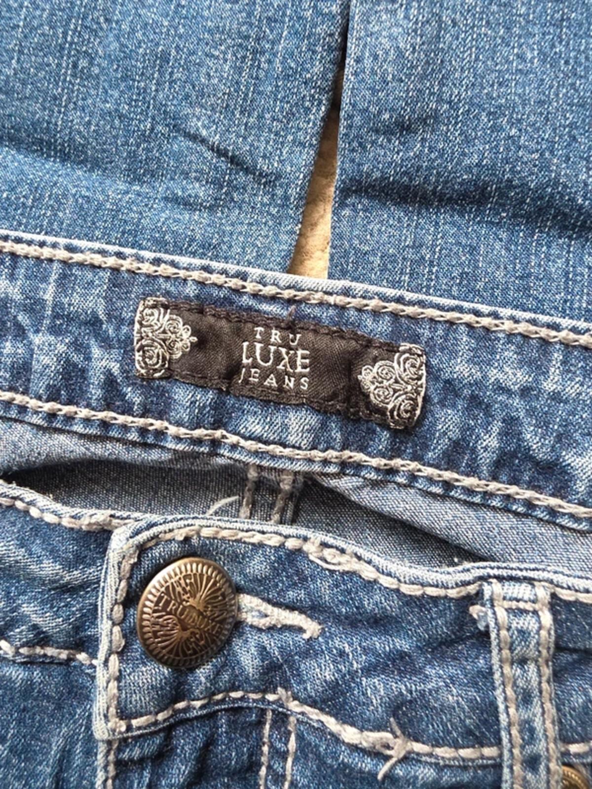 Luxe Mid Rise Bootcut Vintage Y2K Jeans UK Size 8 Petite