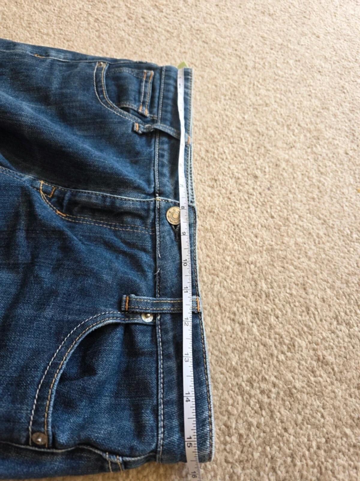 Vintage Y2K G.U. Mid Rise Cropped Jeans UK Size 8 tall