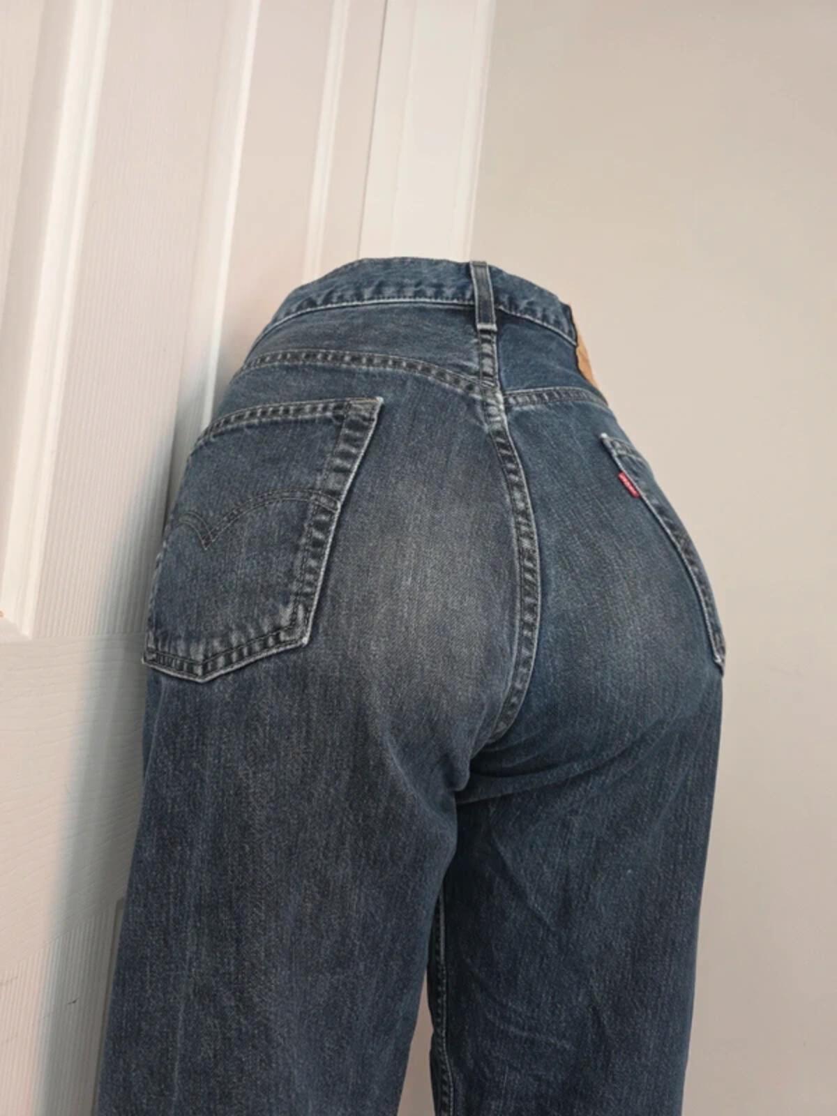Levi's High Rise Relaxed Mum Vintage Y2K Jeans UK Size 12 Tall