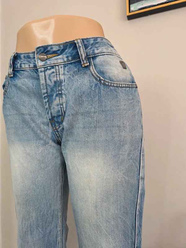 Warren Webber Mid Rise Straight Leg Tall Jeans UK Size 12/14