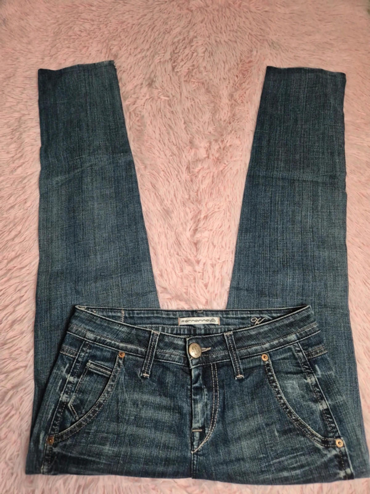 Vintage Y2K Straight Jeans UK size 10 Petite