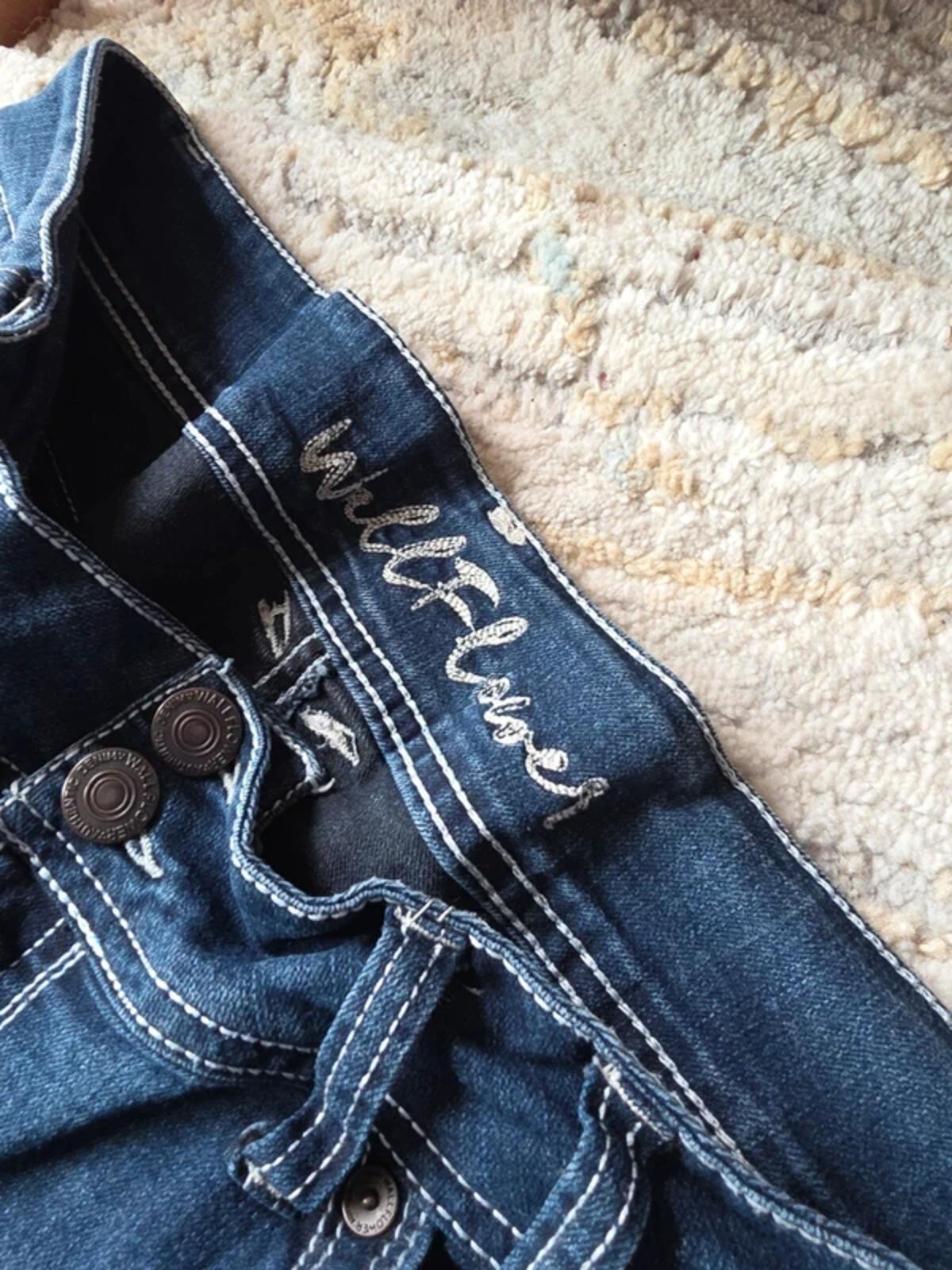 WallFlower Mid Rise Bootcut Vintage Y2K Jeans UK Size 18