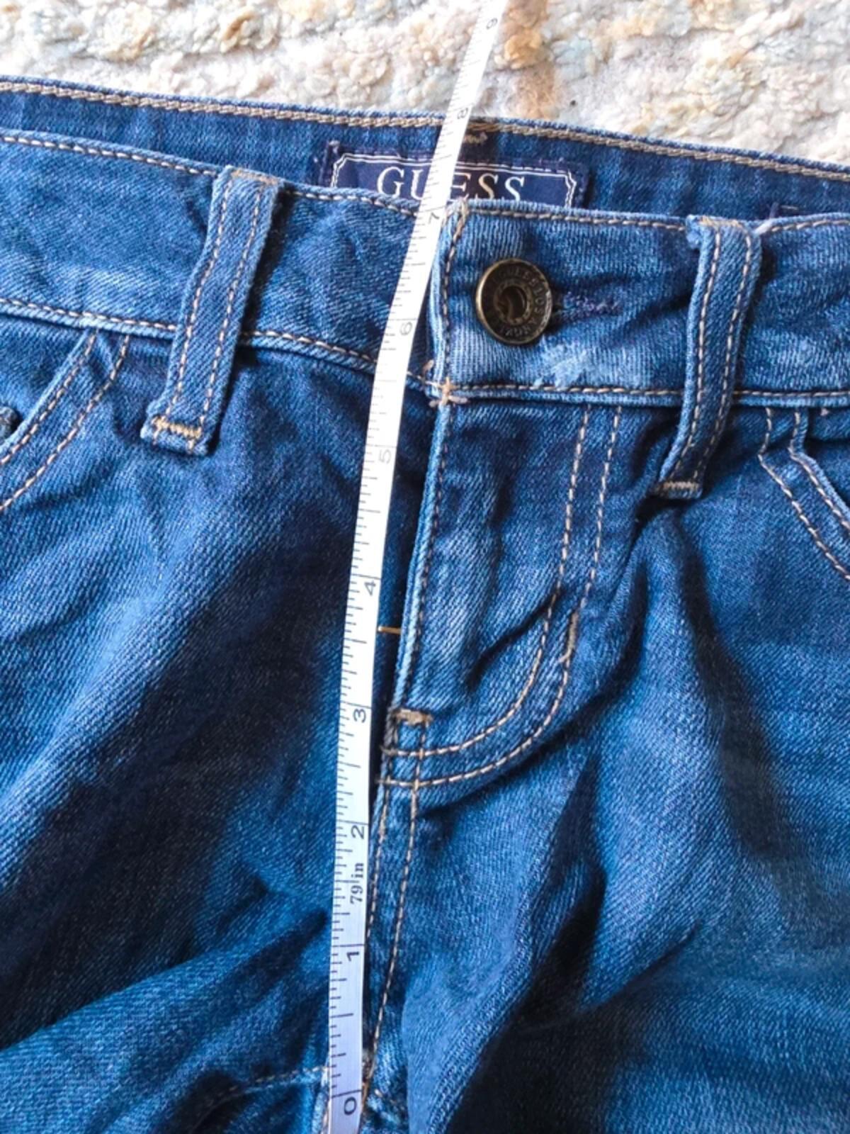 Guess Ultra Low Rise Straight Vintage Y2K Jeans UK Size 6 Tall