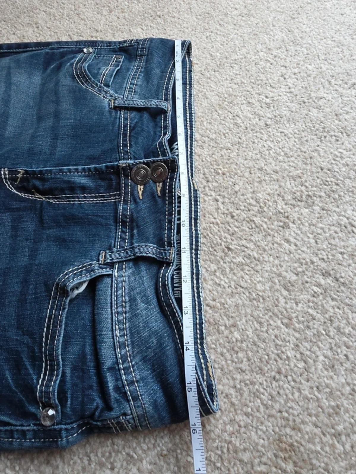 Vintage Y2K Wallflower Mid Rise Bootcut Jeans UK Size 12 Petite