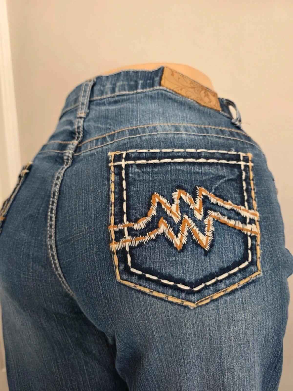 Firefly Mid Rise Flared Vintage Y2K Jeans UK Size 14