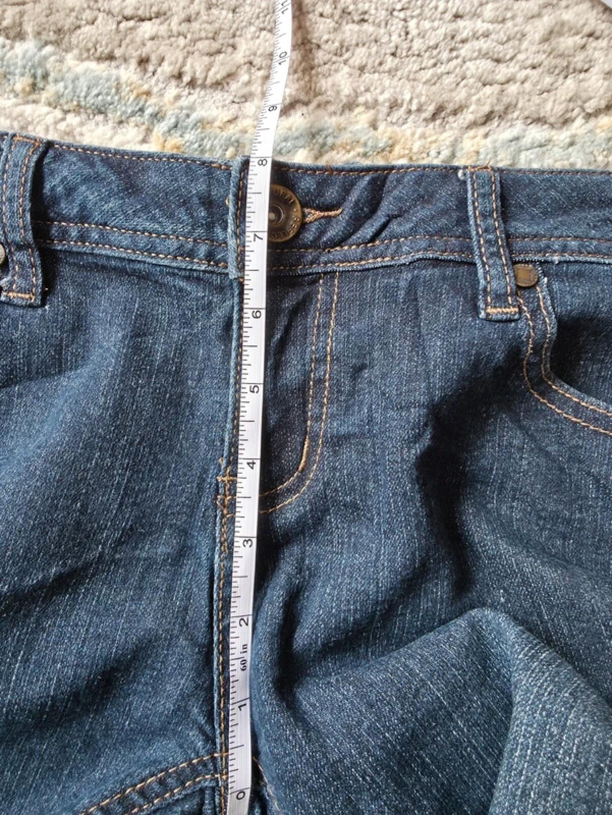 NRJ Vintage Y2K Low Rise Wide Leg Bootcut Jeans UK Size 8/10 Petite