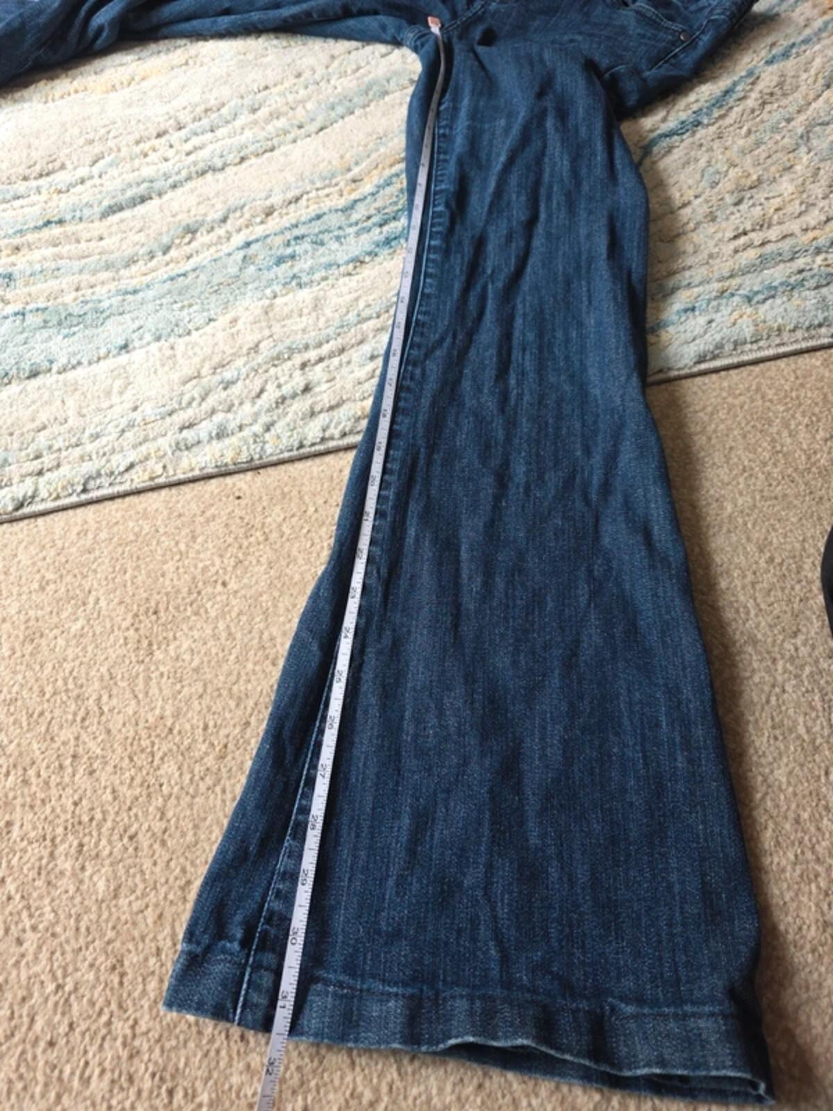 See Thru Soul Low Rise Flared Vintage Y2K Jeans UK Size 8