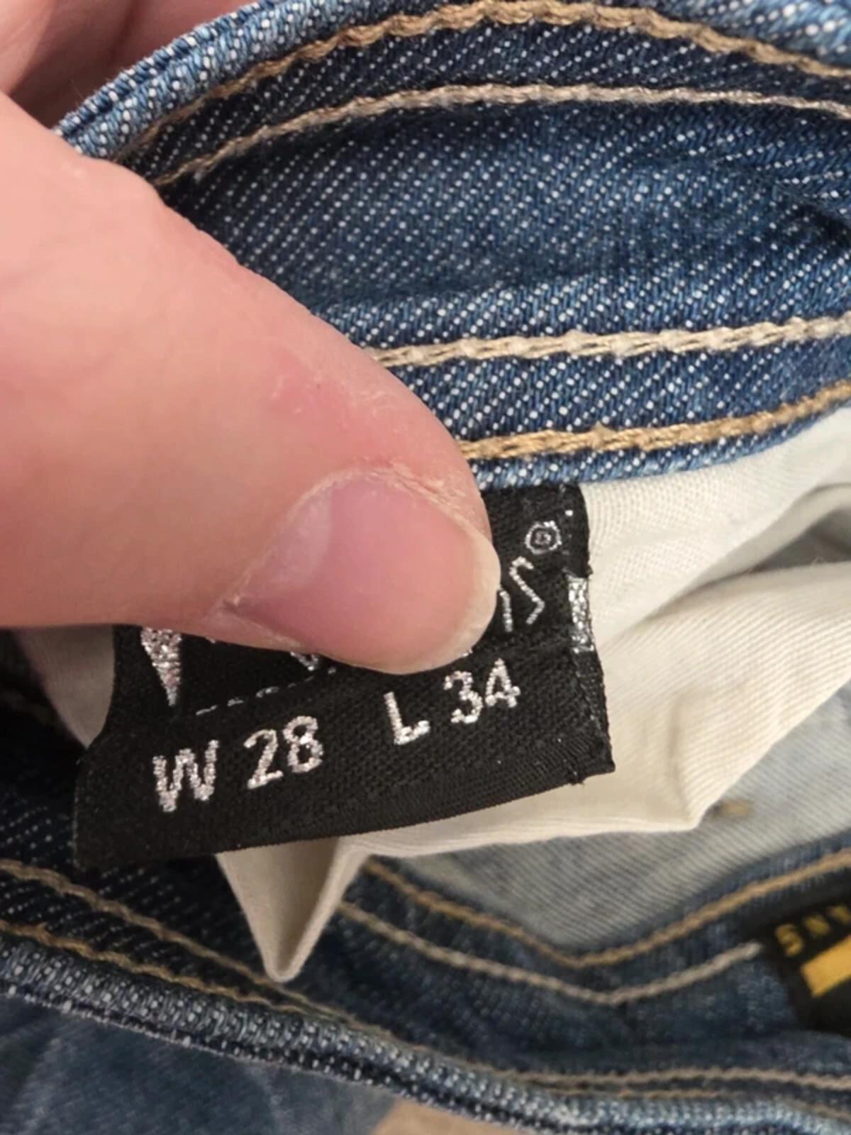 MGL Low Rise Straight Vintage Y2K Jeans UK Size 6