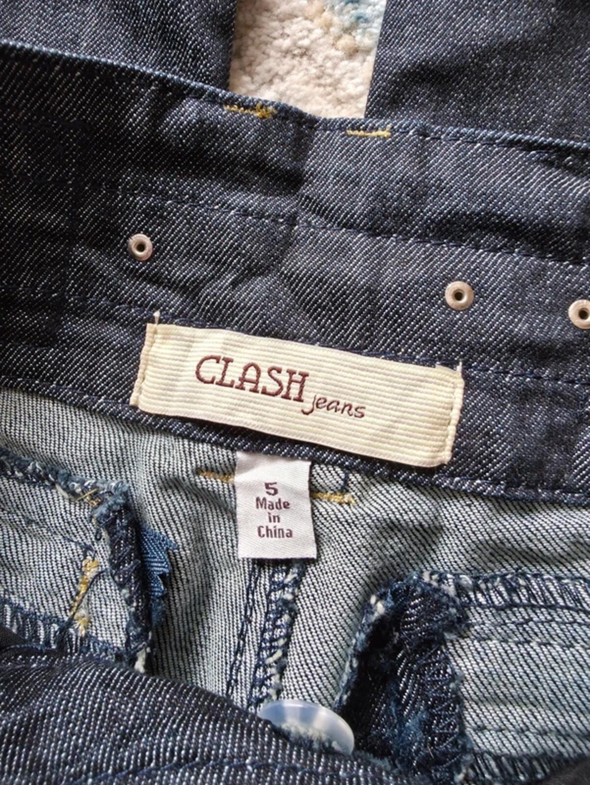 Clash Low Rise Skinny Vintage Y2K Jeans UK Size 6