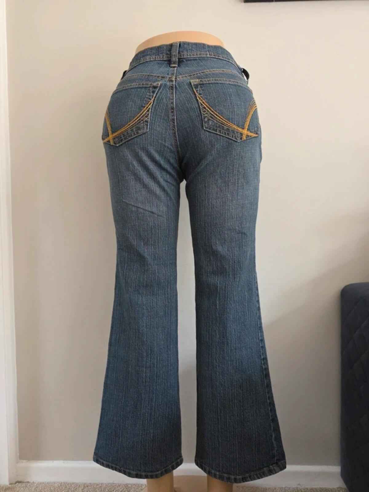 Penmans Vintage Y2K Mid Rise Relaxed Bootcut Jeans UK Size 10 Petite