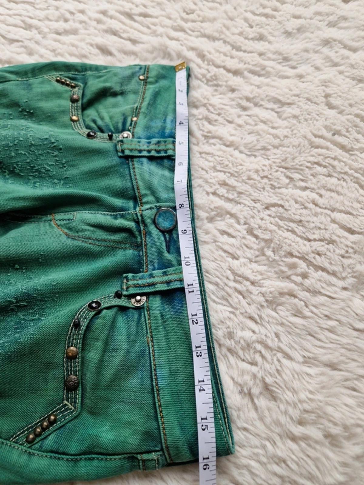 Y2K Unbranded Ultra Low Rise Straight Leg Festival Grunge Indie Sleaze McBling Denim UK 10/12