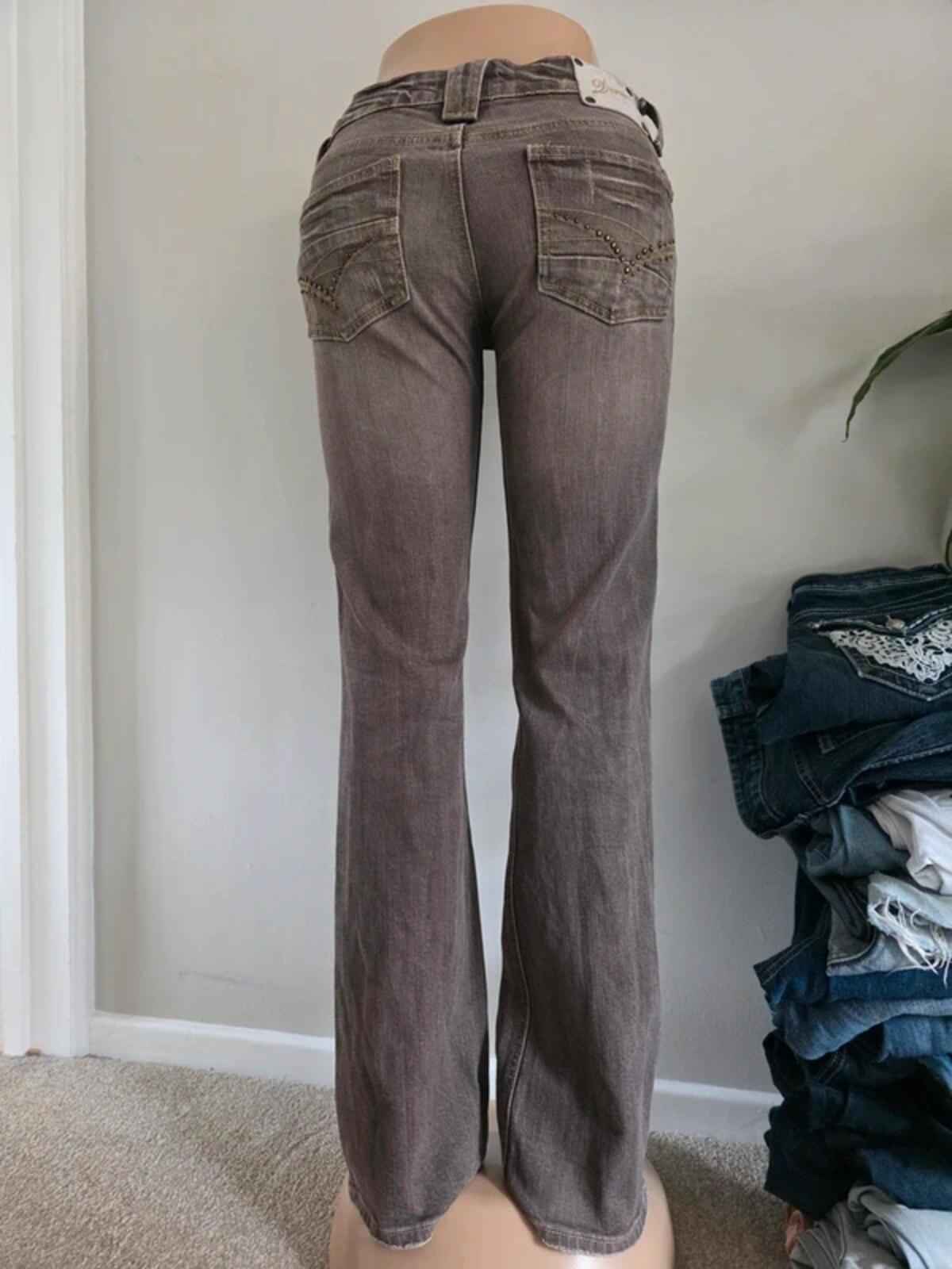 Vintage Y2K Cache Cache Low Rise Bootcut Jeans UK Size 10