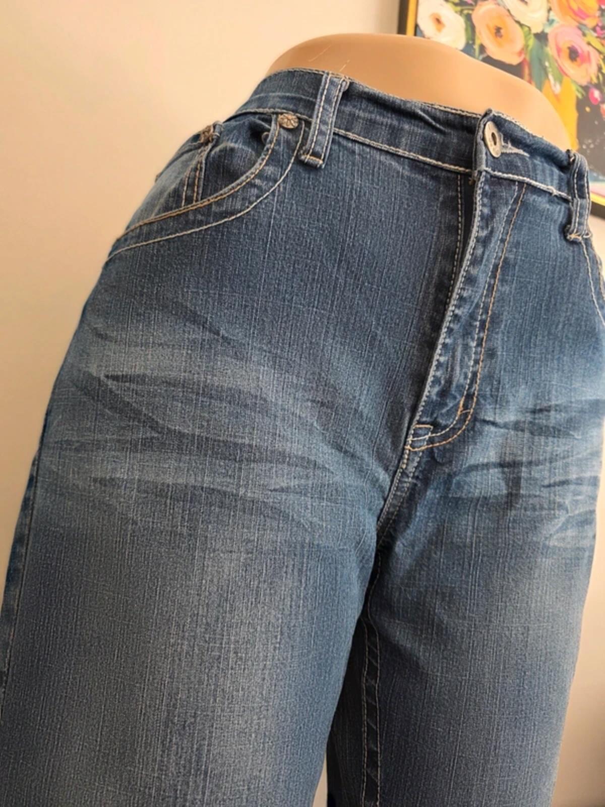 Firefly Mid Rise Flared Vintage Y2K Jeans UK Size 14