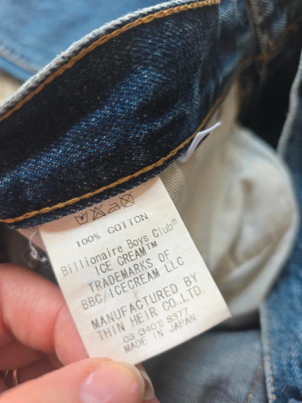 Vintage Y2K Billionaire Boys Club Mid Rise Straight Jeans UK Size 8/10