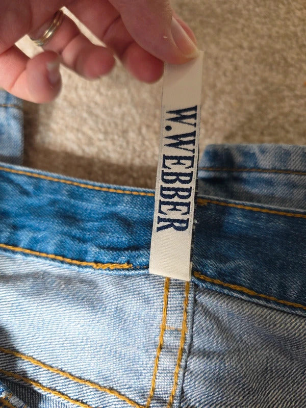Warren Webber Mid Rise Straight Leg Tall Jeans UK Size 12/14