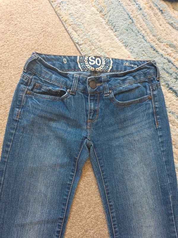Authentic American Heritage Ultra Low Rise Bootcut Vintage Y2K Jeans UK Size 4