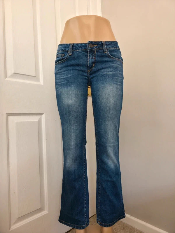 American Rag Low Rise Bootcut Vintage Y2K Jeans UK Size 8 Petite