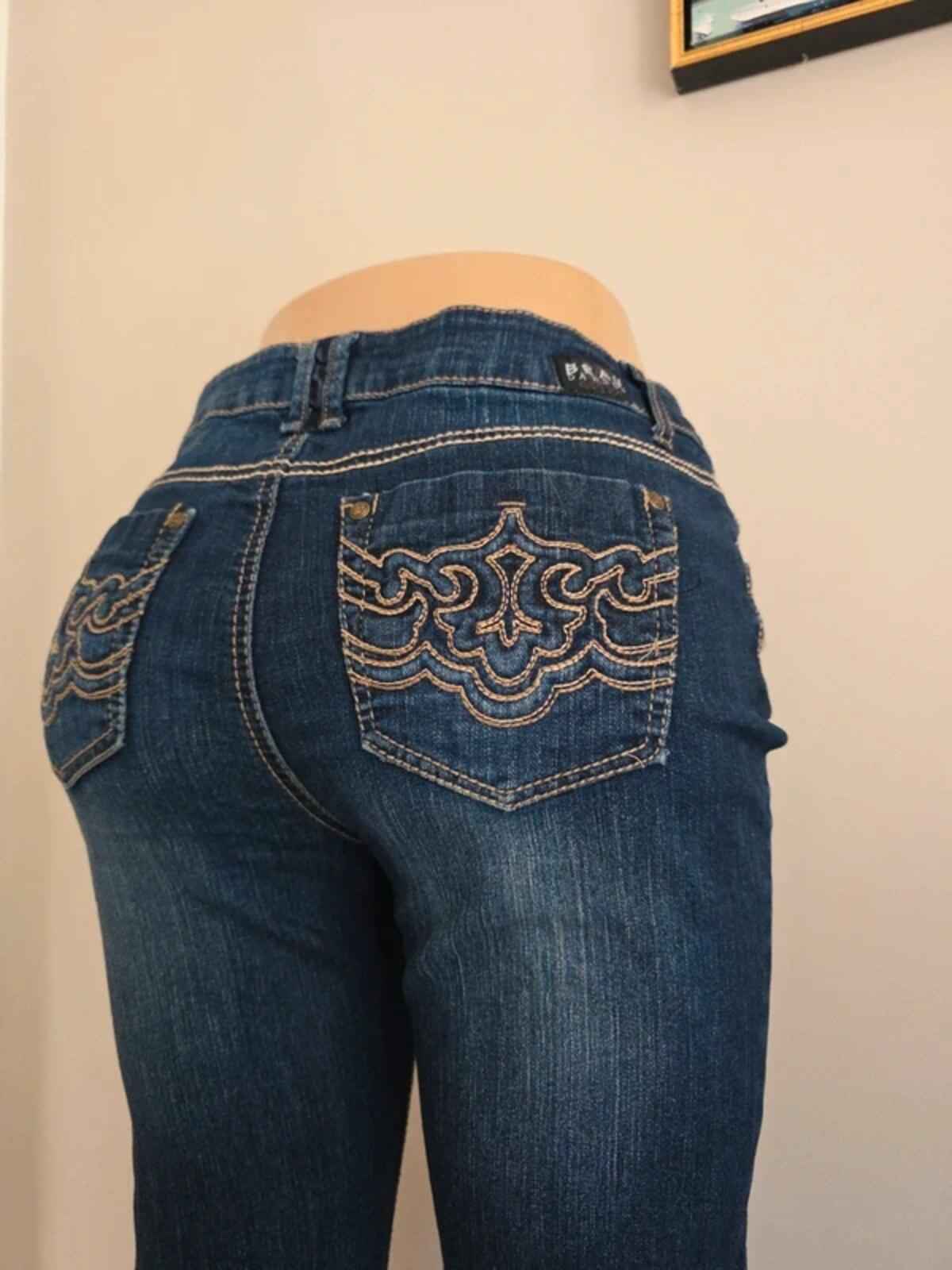 Beau Dawson Vintage Y2K Mid Rise Straight Jeans UK Size 10