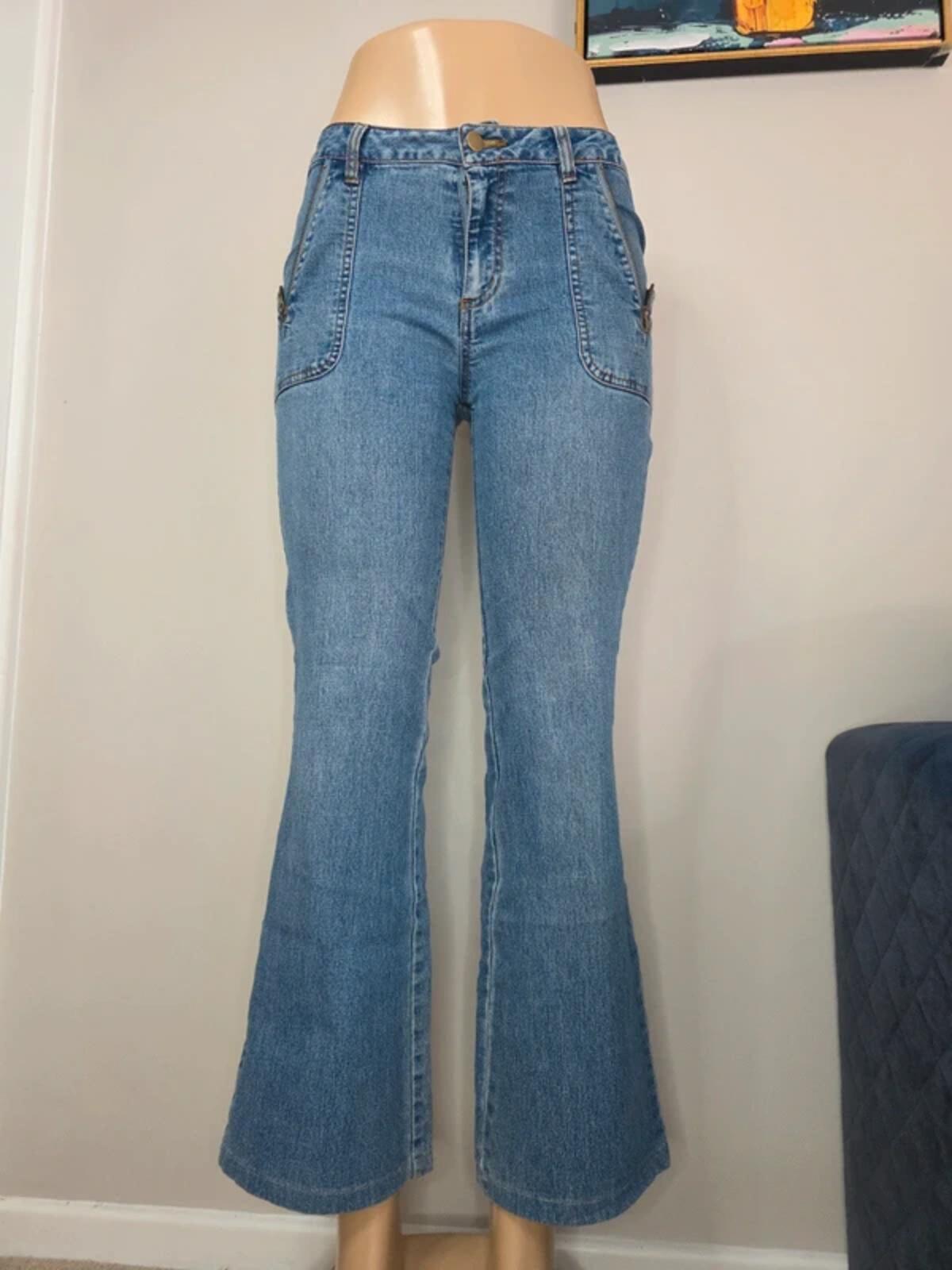 Capucino Mid Rise Flared Jeans UK Size 6/8 Petite