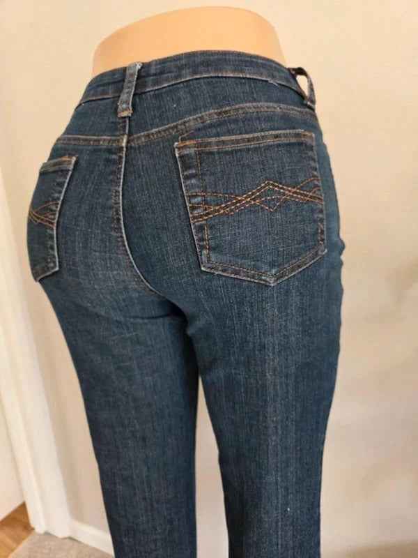 Vintage Y2K St. John’s Bay Mid Rise Straight Jeans UK Size 12 Petite