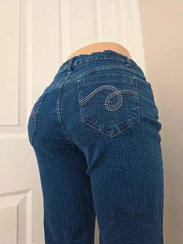 Kim Rogers Mid Rise Bootcut Vintage Y2K Jeans UK Size 8