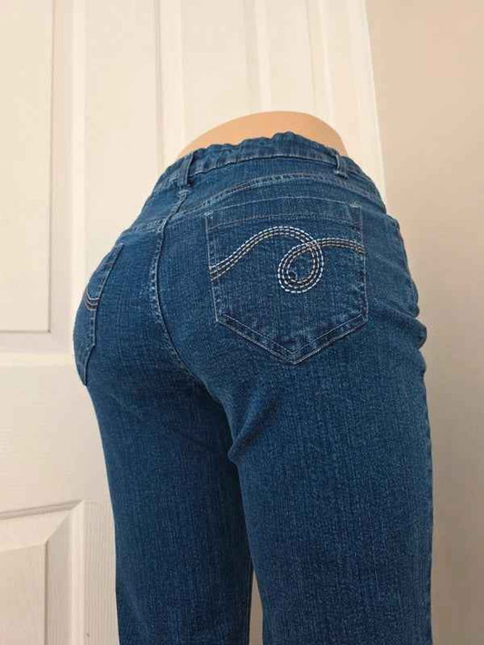 Kim Rogers Mid Rise Bootcut Vintage Y2K Jeans UK Size 8