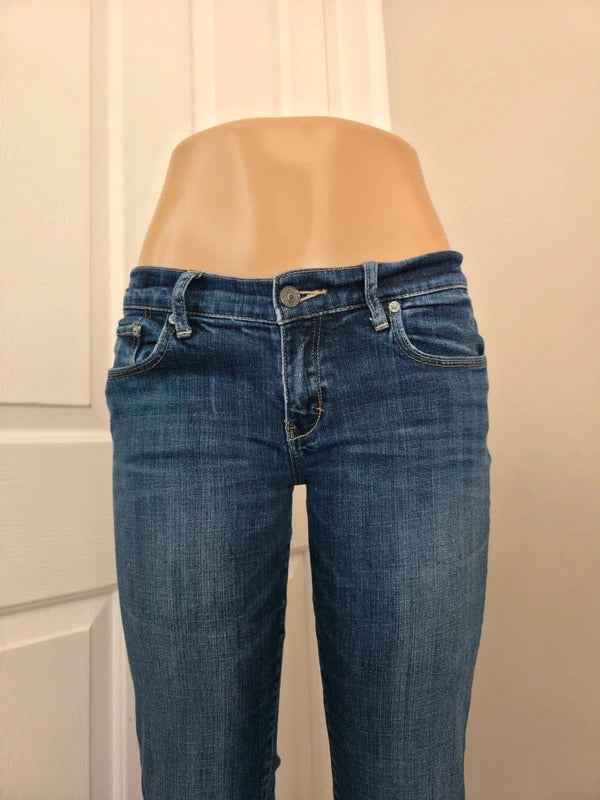 Abercrombie & Fitch Low Rise Bootcut Vintage Y2K Jeans UK Size 8 Tall
