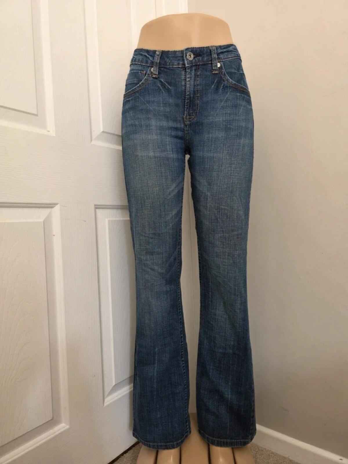 Lee Mid Rise Bootcut Vintage Y2K Jeans UK Size 12
