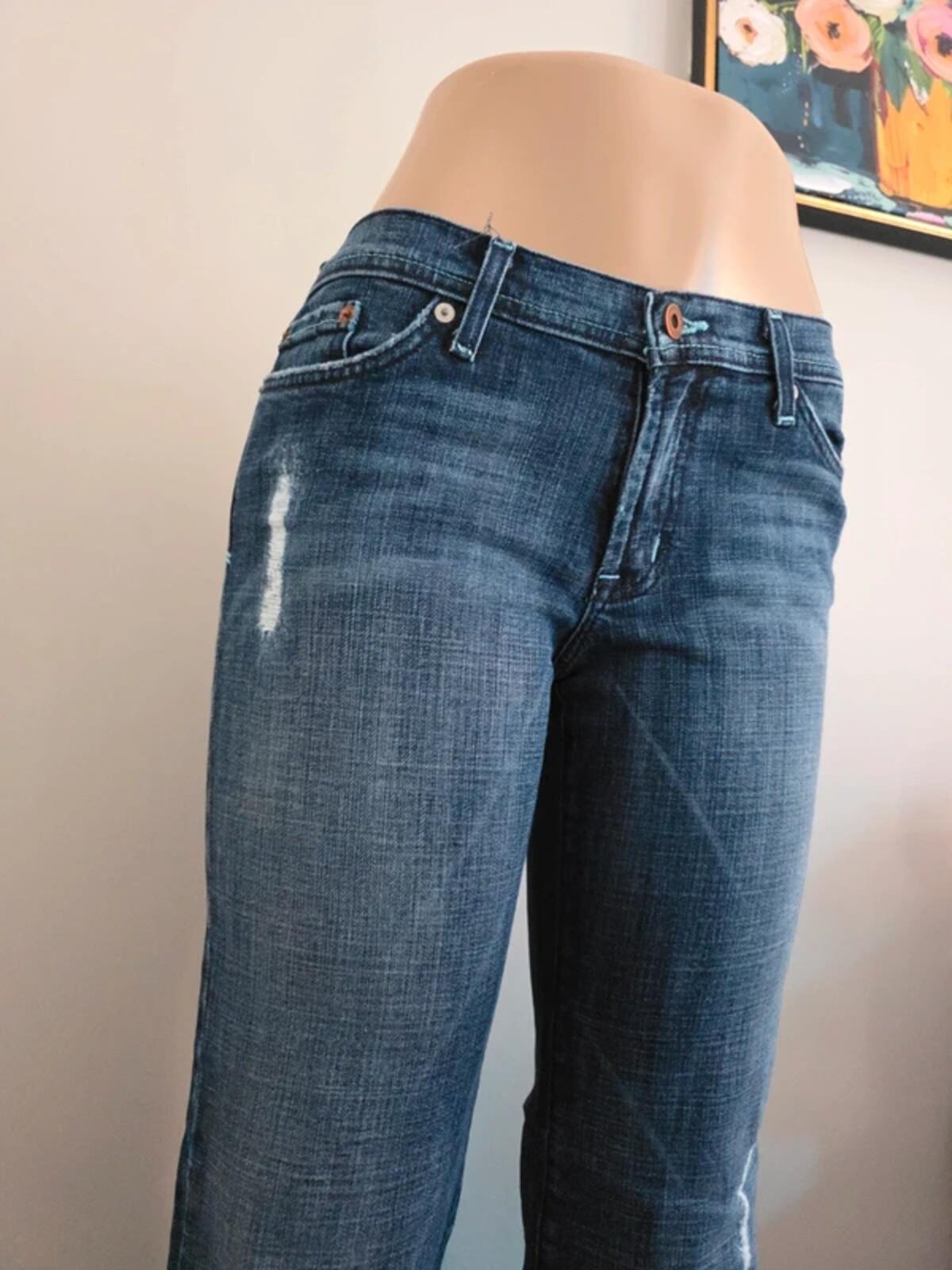 Plastic by Sly Low Rise Bootcut Vintage Y2K Jeans UK Size 10 Tall