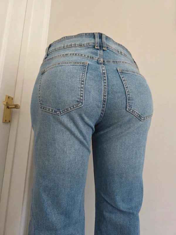 No Boundaries Mid Rise Flared Jeans UK Size 14