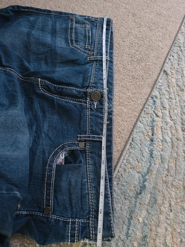 Maurices Mid Rise Bootcut Vintage Y2K Jeans UK Size 18 Tall