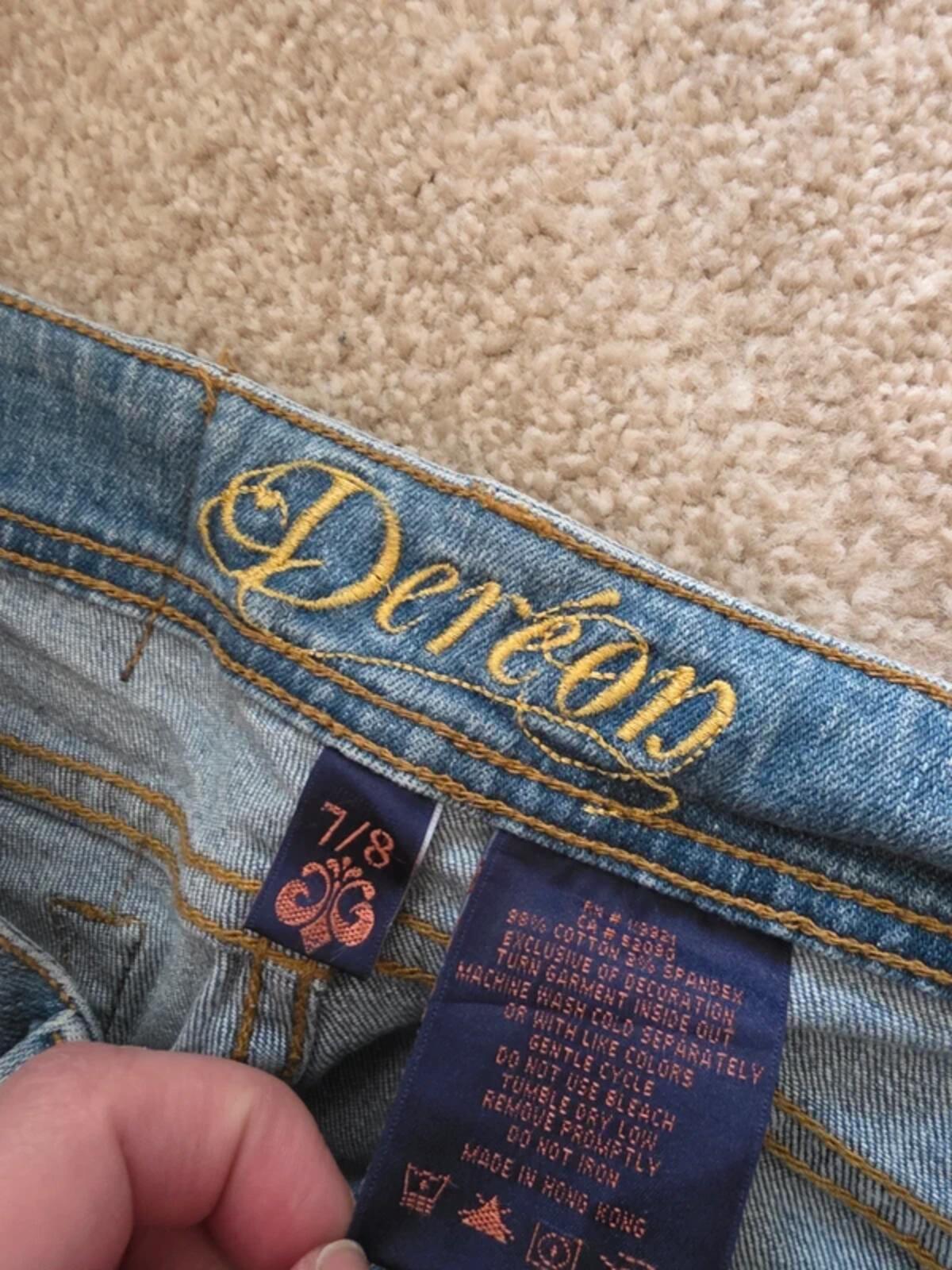 Dereon Low Rise Straight Leg Vintage Y2K Jeans UK Size 10
