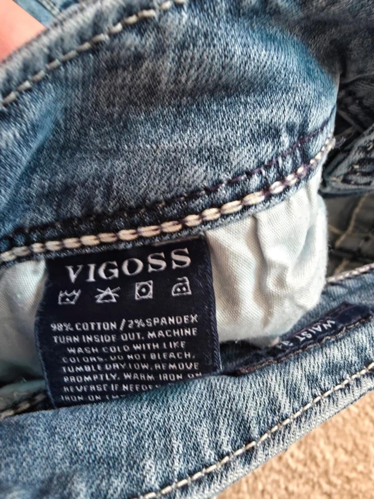 Vigoss Mid Rise Bootcut Jeans UK Size 12