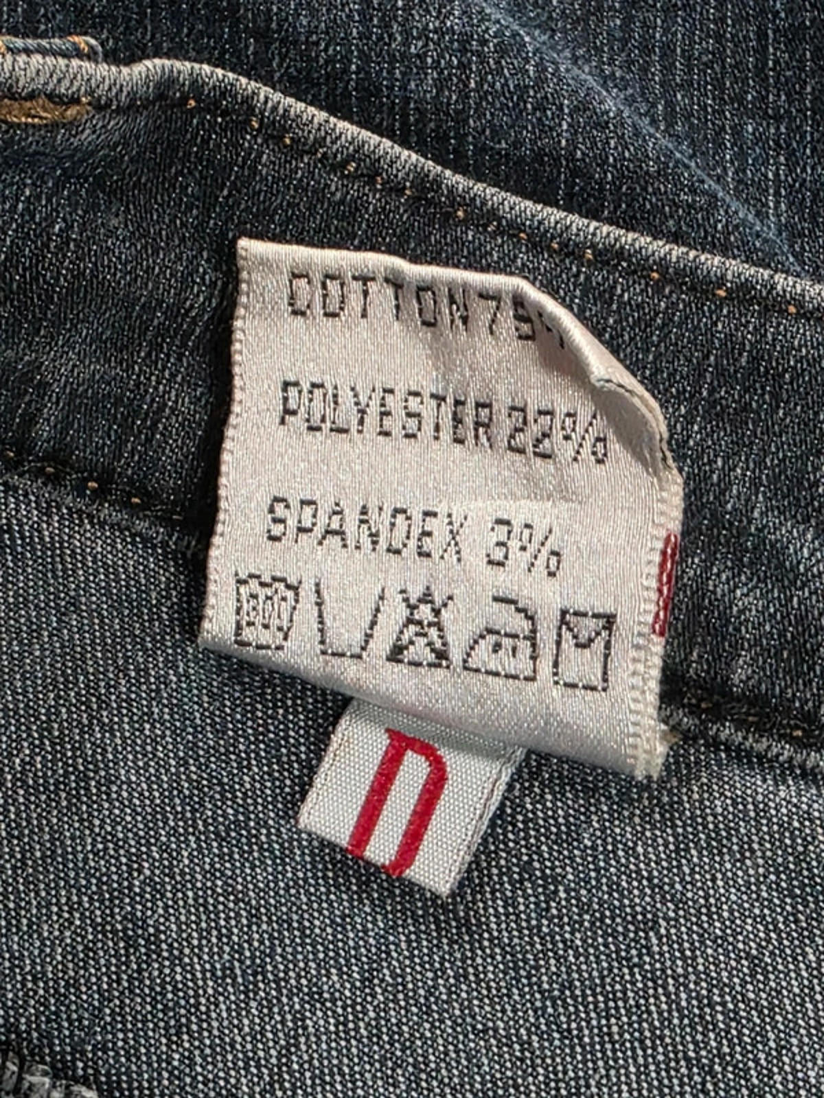 Vintage Y2K I. Quing Mid Rise Jeans UK Size 10 Petite