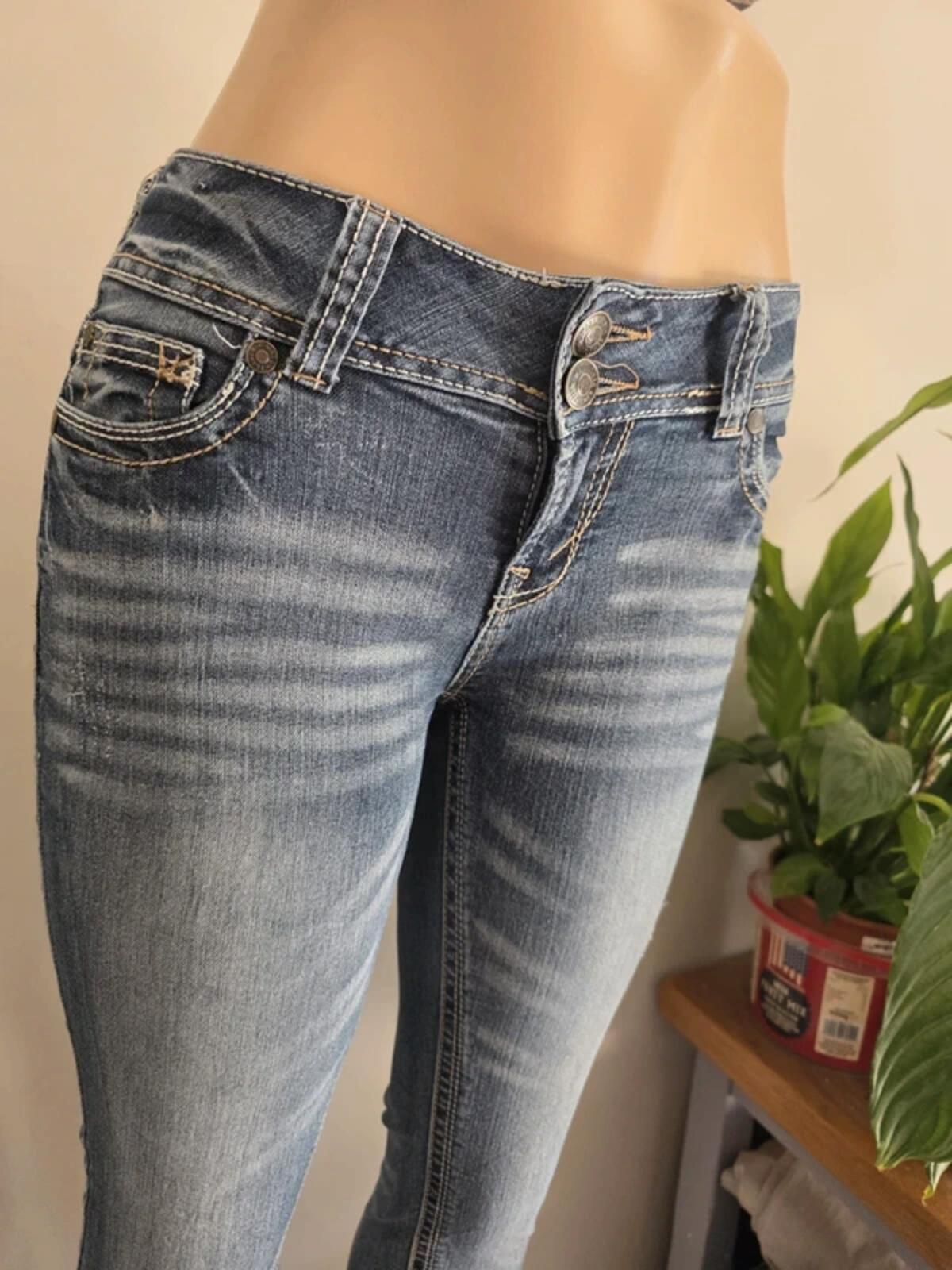 Vintage Y2K Wallflower low Rise Skinny Jeans UK Size 8/10