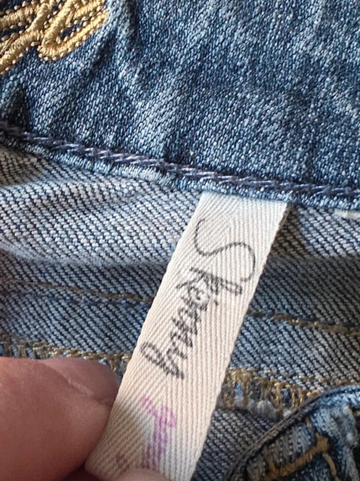 Garage Low Rise Straight Vintage Y2K Jeans UK Size 10 Tall