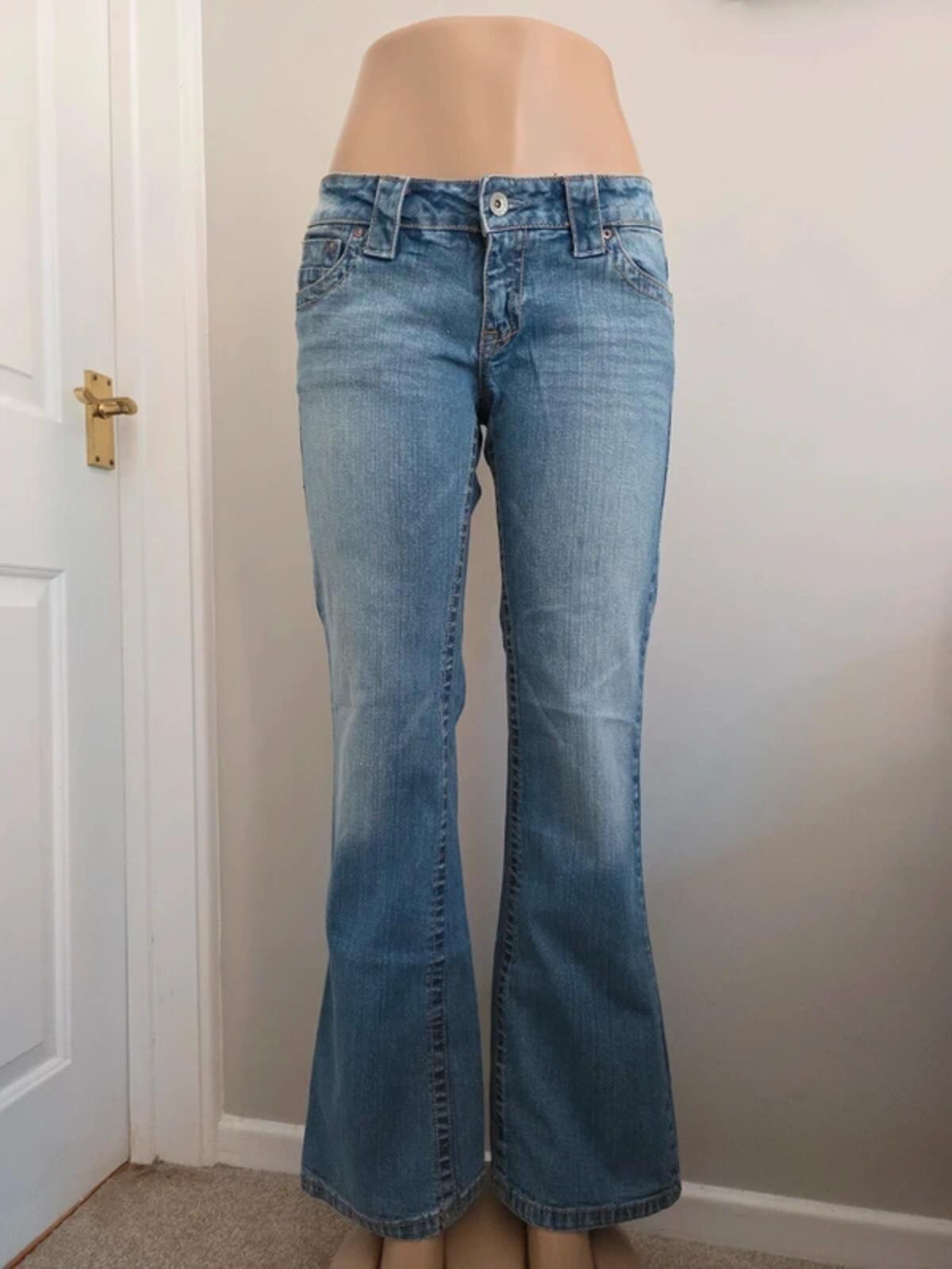 Paris Blues Low Rise Flared Vintage Y2K Jeans UK Size 10/12