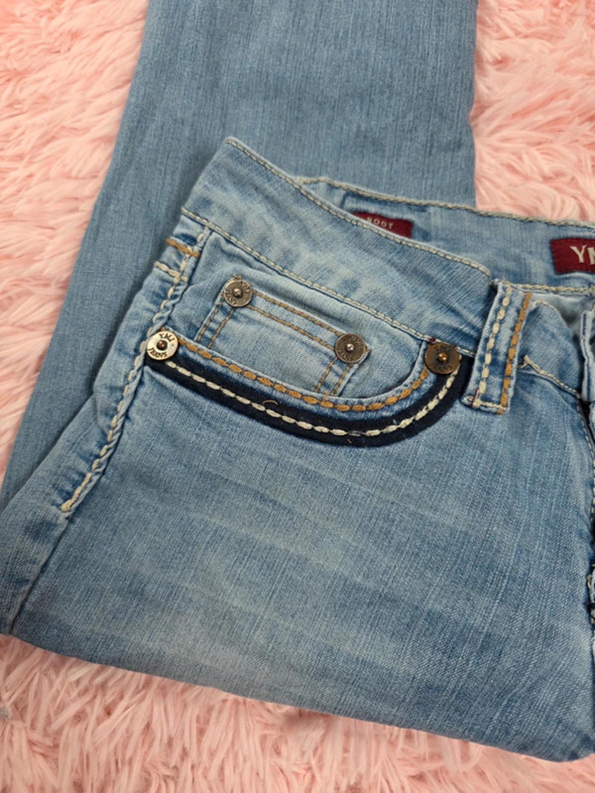 Y2K YMI Low Rise Bootcut Jeans UK Size 10